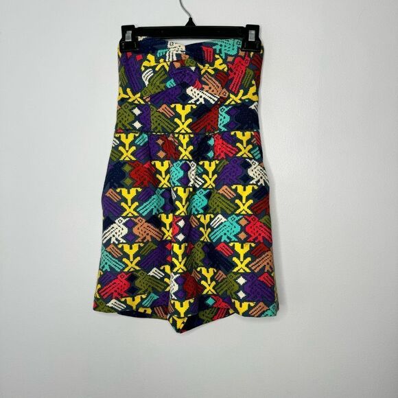 Tibi Multicolor Knit Skort Romper Dress size 2 - Picture 1 of 9